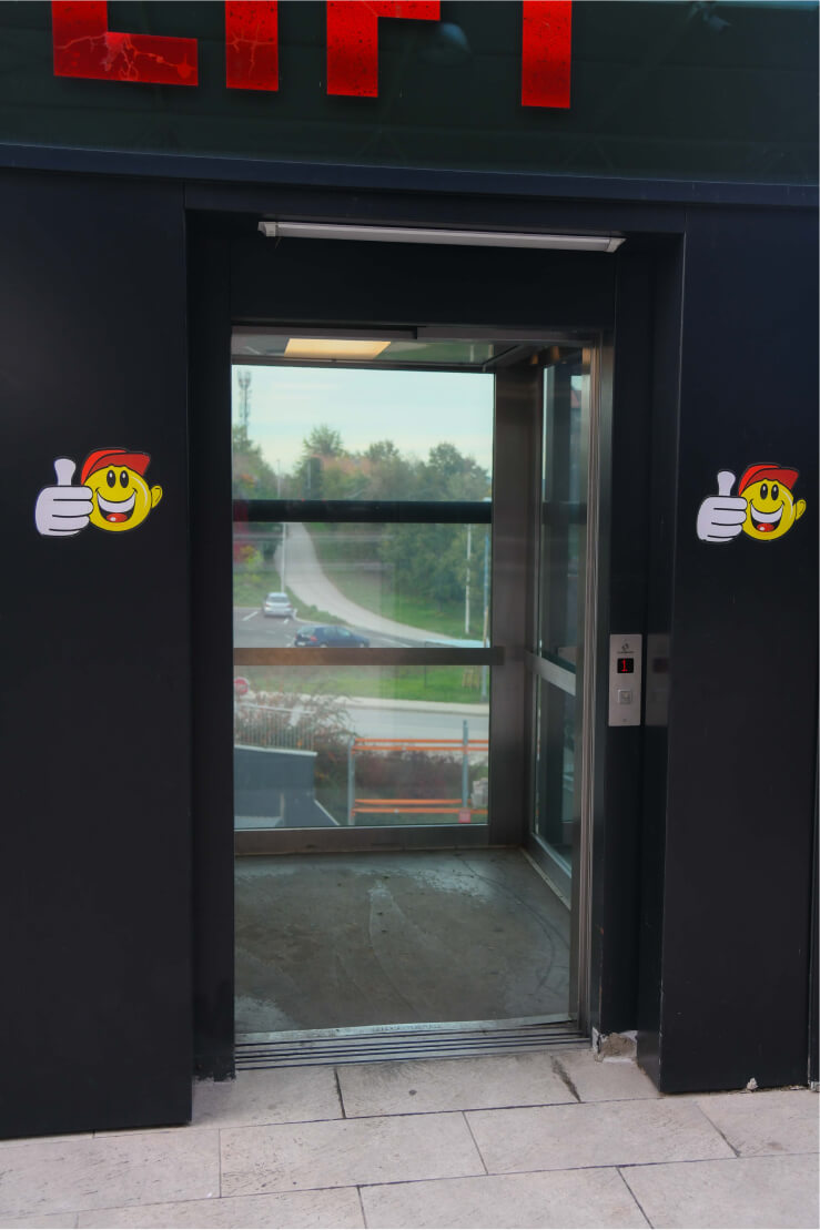 kabina centrum lifta