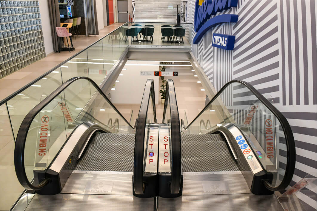 pokretne stepenice odozgo