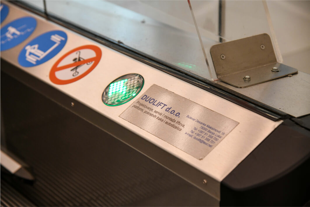 pokretne stepenice tabla